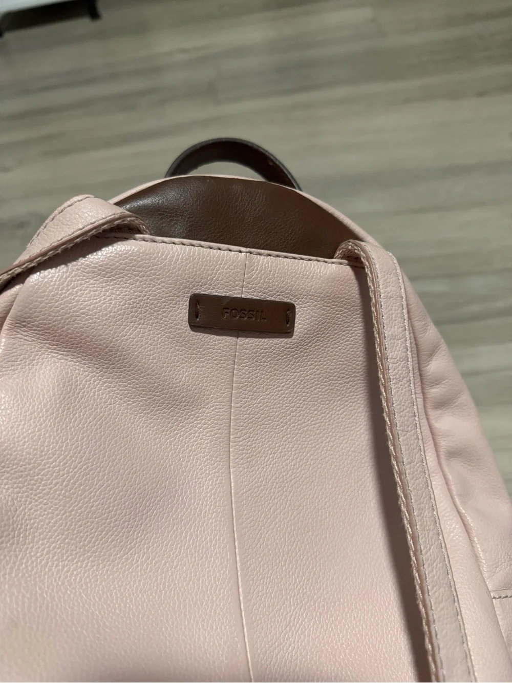 Fossil Pink Studded Mini Backpack - Women